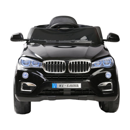 Kids Ride On Car BMW X5 Inspired Electric 12V Black-Baby &amp; Kids &gt; Ride on Cars, Go-karts &amp; Bikes-PEROZ Accessories