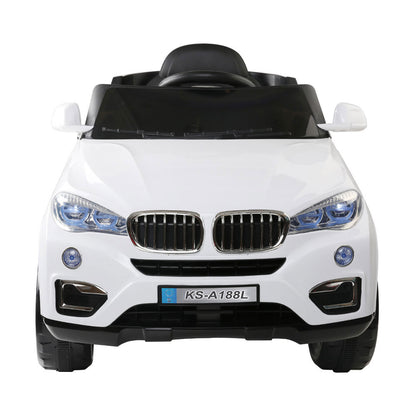 Rigo Kids Ride On Car - White-Baby &amp; Kids &gt; Ride on Cars, Go-karts &amp; Bikes-PEROZ Accessories