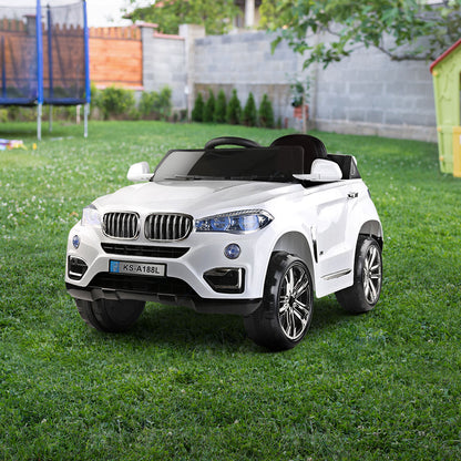 Rigo Kids Ride On Car - White-Baby &amp; Kids &gt; Ride on Cars, Go-karts &amp; Bikes-PEROZ Accessories