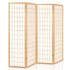 Artiss Room Divider Screen Wood Timber Dividers Fold Stand Wide Beige 4 Panel-Furniture > Living Room - Peroz Australia - Image - 1