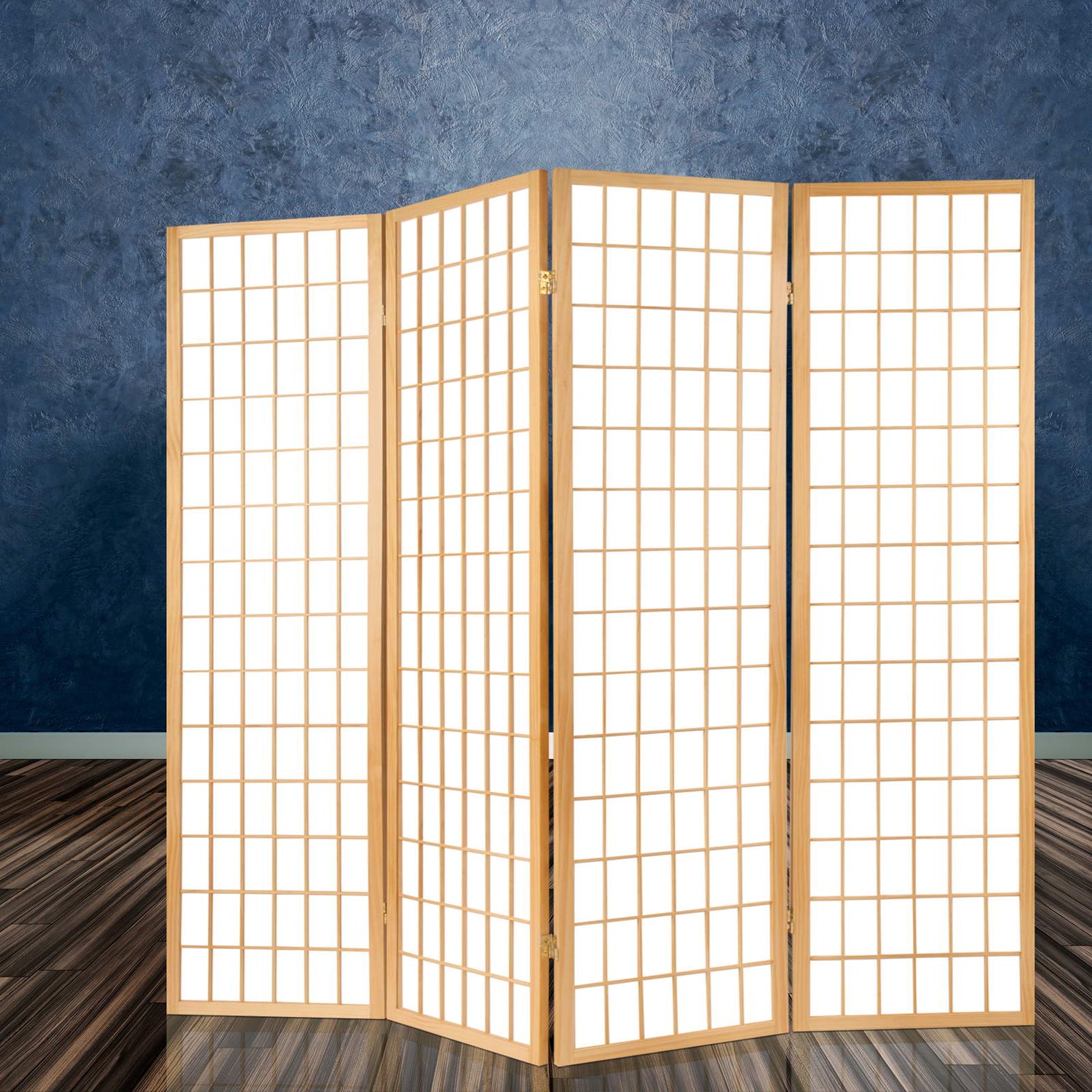 Artiss Room Divider Screen Wood Timber Dividers Fold Stand Wide Beige 6 Panel-Furniture &gt; Living Room - Peroz Australia - Image - 7