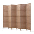 Artiss 6 Panel Room Divider Screen Privacy Timber Foldable Dividers Stand Natural-Furniture > Living Room - Peroz Australia - Image - 1