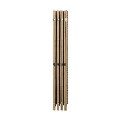 Oikiture 8 Panel Room Divider Privacy Screen Wood-Room Divider-PEROZ Accessories
