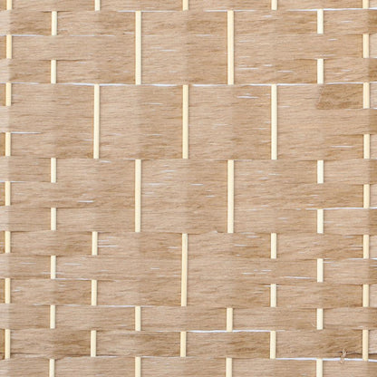 Oikiture 8 Panel Room Divider Privacy Screen Wood-Room Divider-PEROZ Accessories