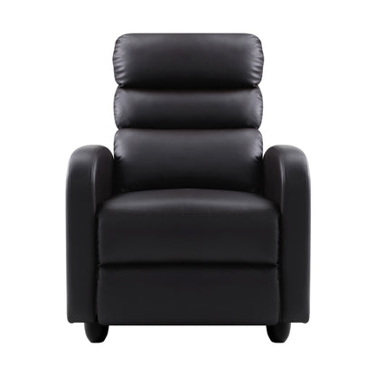 Artiss Luxury Recliner Chair Chairs Lounge Armchair Sofa Leather Cover Brown-Furniture &gt; Living Room - Peroz Australia - Image - 3