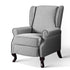 Artiss Recliner Chair Luxury Lounge Armchair Single Sofa Couch Fabric Grey-Furniture > Living Room - Peroz Australia - Image - 1