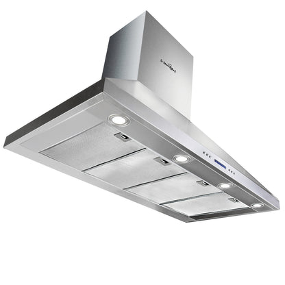 Devanti Range Hood Commercial Rangehood BBQ Hoods Kitchen Alfresco Canopy 1500mm-Appliances &gt; Kitchen Appliances-PEROZ Accessories
