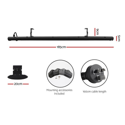 Devanti Electric Infrared Radiant Strip Heater 3200W Panel Heat Bar Remote Control-Heaters-PEROZ Accessories