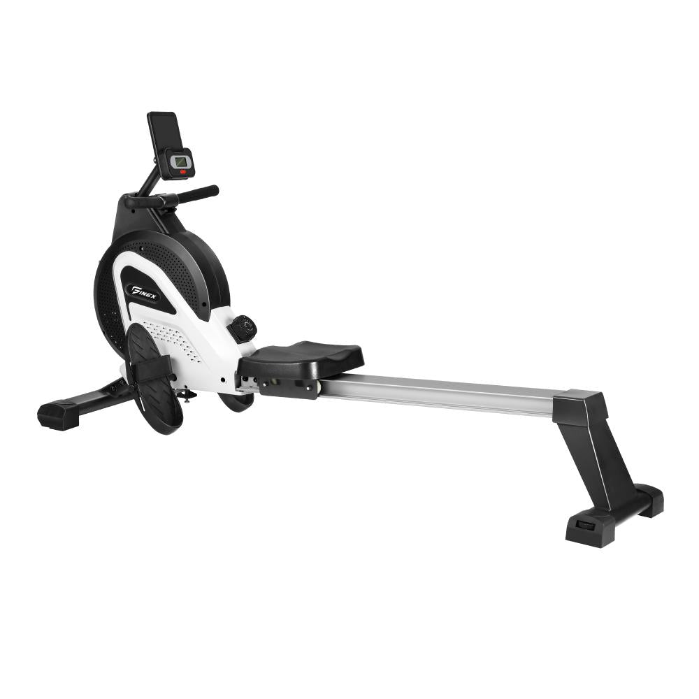 Finex Rowing Machine Rower Magnetic Resistance Fitness Workout Home Gym Cardio-Rowing Machine-PEROZ Accessories