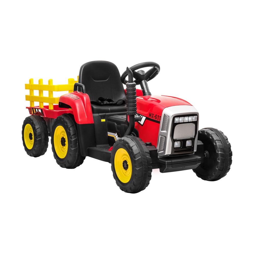Mazam Kids Ride On Tractor W/ Trailer Electric Vehicle Toy Car Bluetooth Gift-Ride On Car-PEROZ Accessories