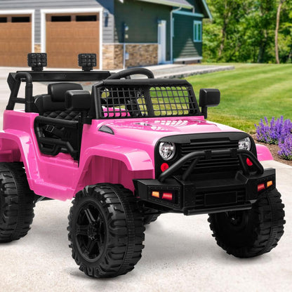 Mazam Ride on Car Jeep Kids Ride on Car Toy Car-Pink-Ride On Car-PEROZ Accessories