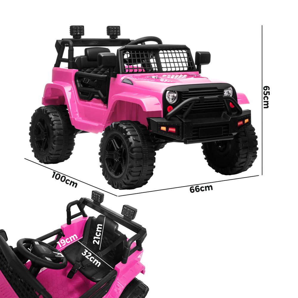 Mazam Ride on Car Jeep Kids Ride on Car Toy Car-Pink-Ride On Car-PEROZ Accessories