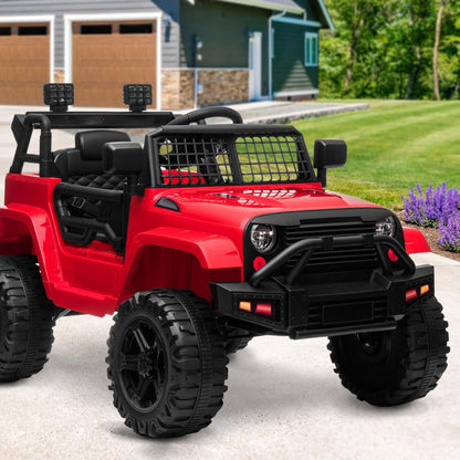 Mazam Ride on Car Jeep Kids Ride on Car Toy Car-Red-Ride On Car-PEROZ Accessories