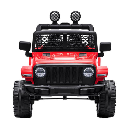 Mazam Jeep Kids Ride On Car with 12V Battery Twin Motors and Remote Control Red-Ride On Car-PEROZ Accessories