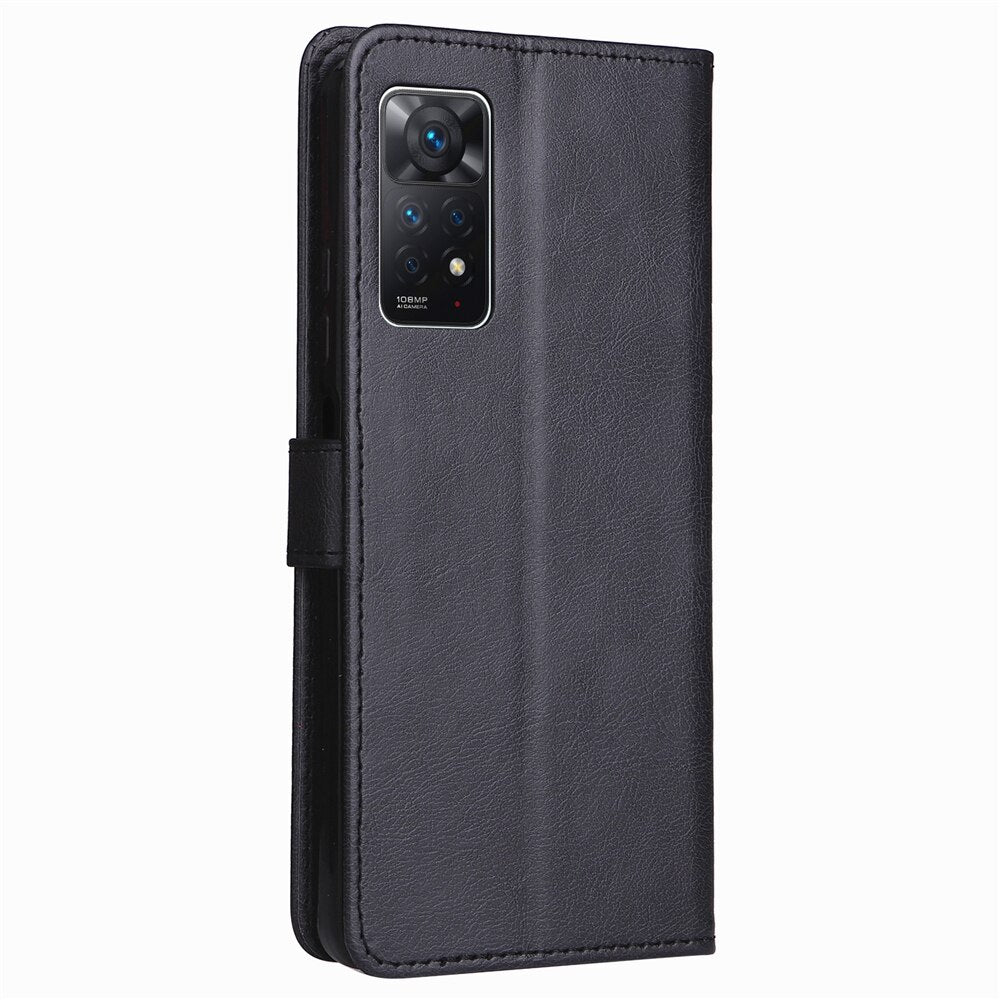 Anymob Xiaomi Redmi Case Red Wallet Magnetic Flip Leather Cover Phone Protection-Mobile Phone Cases-PEROZ Accessories