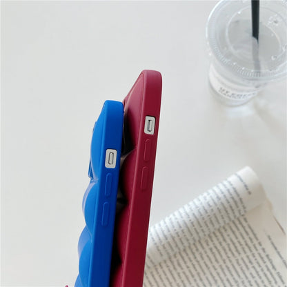 Anymob iPhone Red Fashion Jacket Phone Case Shockproof Soft Silicone Camera Protection Cover-Mobile Phone Cases-PEROZ Accessories