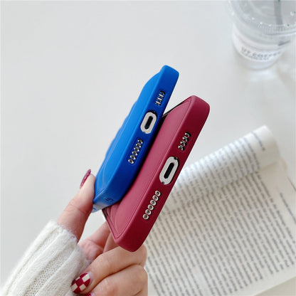 Anymob iPhone Red Fashion Jacket Phone Case Shockproof Soft Silicone Camera Protection Cover-Mobile Phone Cases-PEROZ Accessories