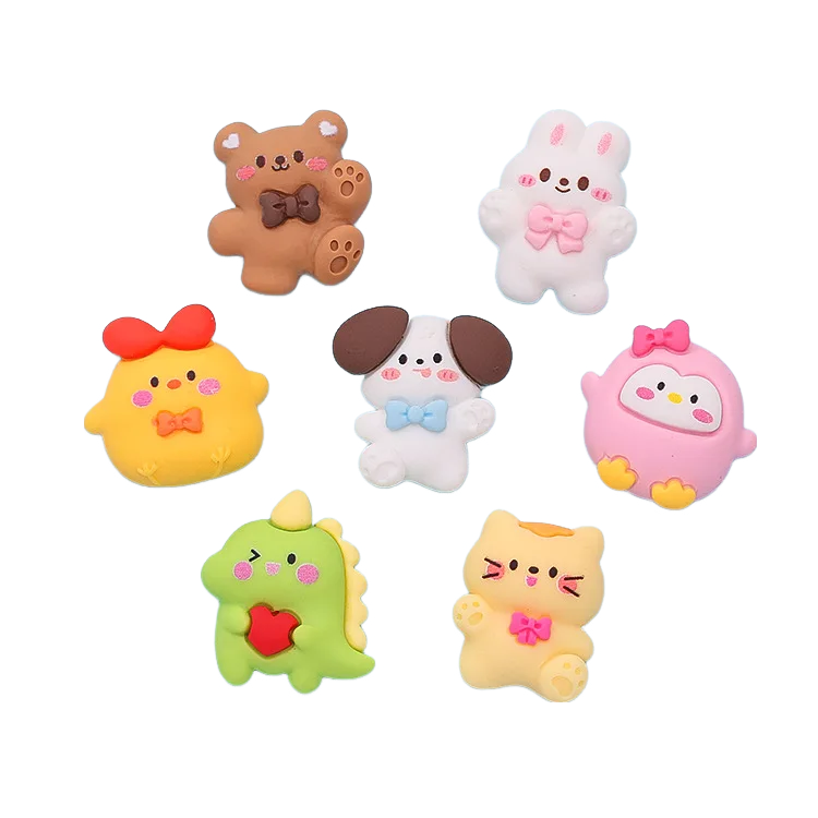 Anykidz Jibbitz Animal 7pcs Shoe Charm Accessories Jeans Clogs Pendants Designer Ornament for Crocs-Shoe Accessories-PEROZ Accessories