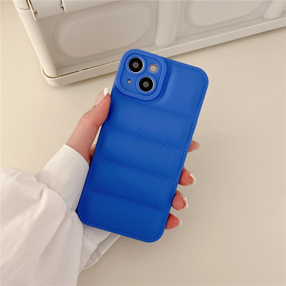 Anymob iPhone Black Jacket Silicone Phone Case Shockproof Candy Bumper Cover-Mobile Phone Cases-PEROZ Accessories