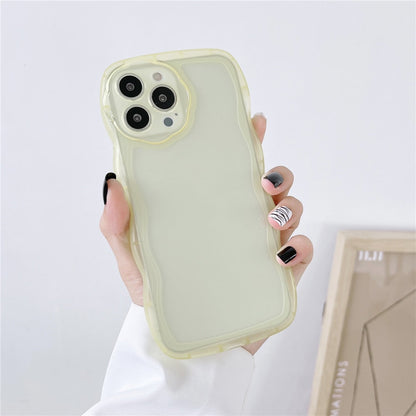 Anymob iPhone Case Brown Curly Wavy Shockproof Bumper Transparent Silicon Cover-Mobile Phone Cases-PEROZ Accessories