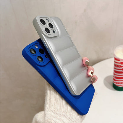 Anymob iPhone Silver Jacket Silicone Case Camera Protection Shockproof Back Cover-Mobile Phone Cases-PEROZ Accessories