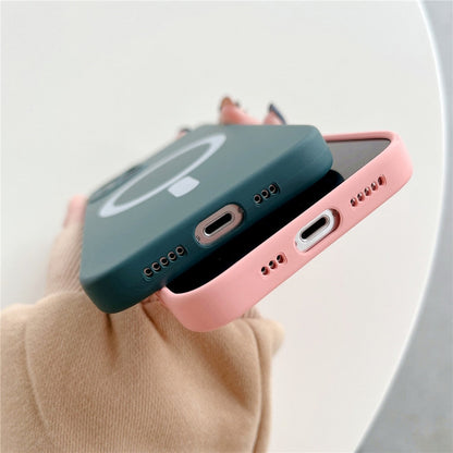 Anymob iPhone Light Blue Silicone Magnetic Case Shockproof Phone Cover-Mobile Phone Cases-PEROZ Accessories