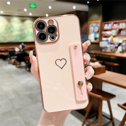 Anymob iPhone Case Gummy Black Universal Heart Space Holder Phone Cover-Mobile Phone Cases-PEROZ Accessories