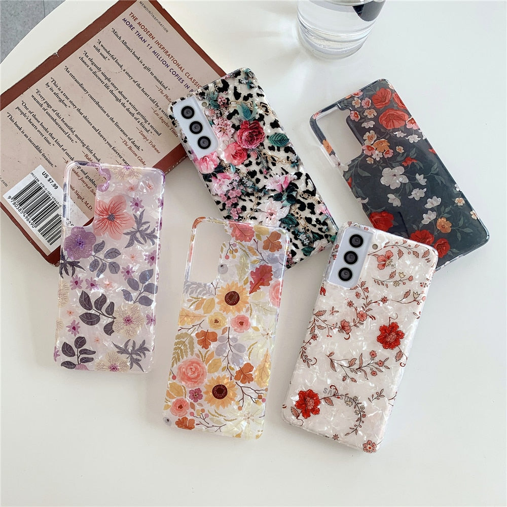 Anymob Samsung Multicolored Scales Silicone Dream Shell Pattern Case Shockproof Back Cover-Mobile Phone Cases-PEROZ Accessories