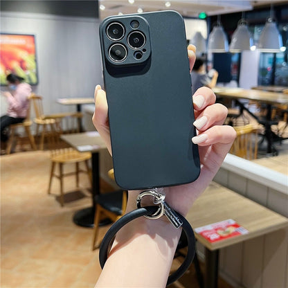 Anymob iPhone Case Brown Soft Silicone Wristband Bumper Cover-Mobile Phone Cases-PEROZ Accessories