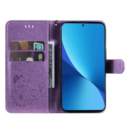Anymob Xiaomi Redmi and Poco Case Green 3D Cat Embossed PU Leather Leather Phone Flip Cover-Mobile Phone Cases-PEROZ Accessories