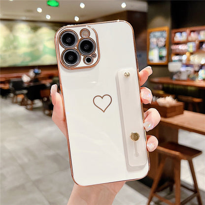 Anymob iPhone Case Gummy Black Universal Heart Space Holder Phone Cover-Mobile Phone Cases-PEROZ Accessories