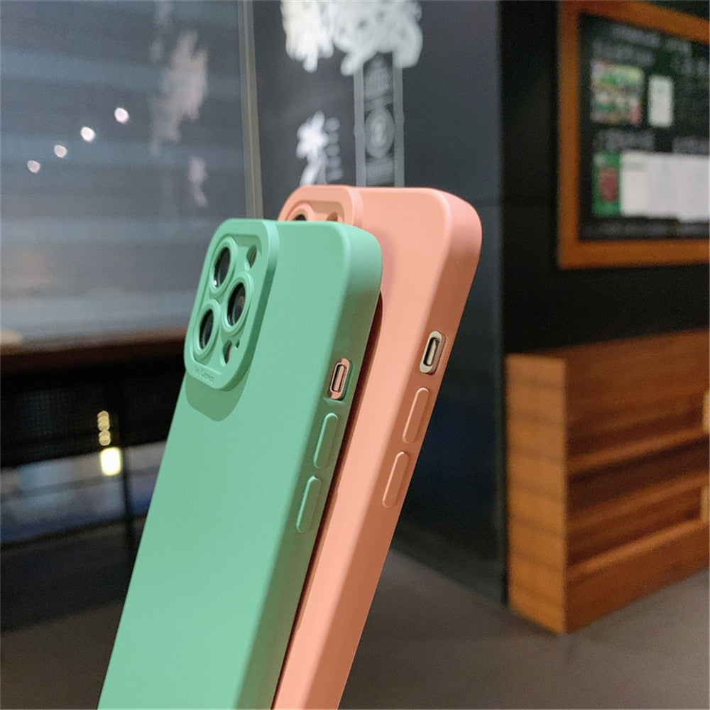 Anymob iPhone Pink Soft Silicone Phone Case Angel Eye Design Camera Protection Cover-Mobile Phone Cases-PEROZ Accessories