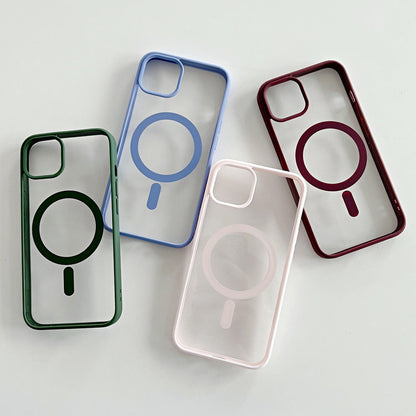 Anymob iPhone Green Magnetic Pattern Case Soft Phone Cover-Mobile Phone Cases-PEROZ Accessories