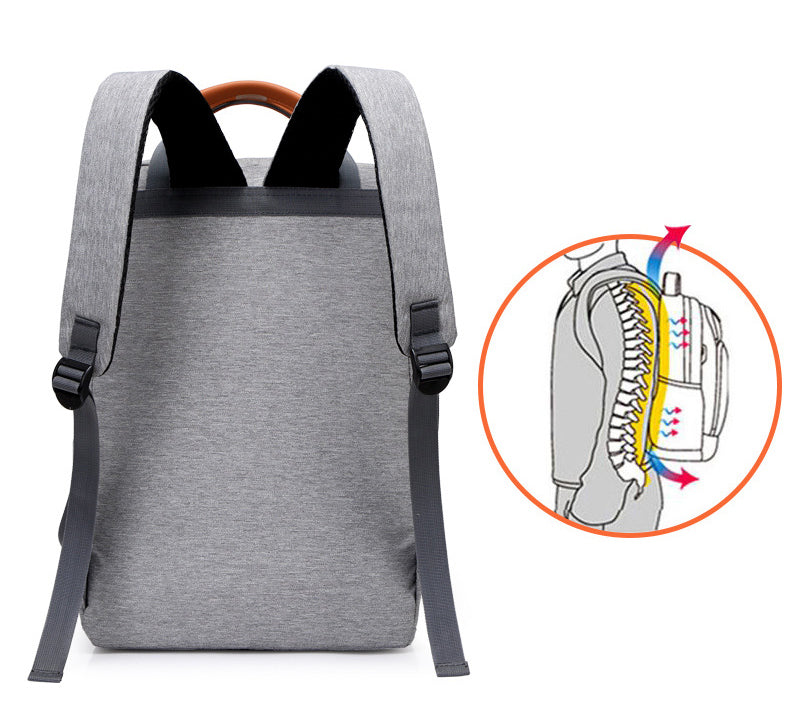 Anypack Backpack Blue Computer Backpack Light 15 inch Laptop Bag 2023 Waterproof Oxford Cloth Anti-theft Travel Backpack-Backpacks-PEROZ Accessories
