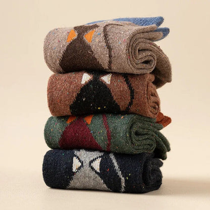 Anysox 5 Pairs Size 35-40 Mixed Color Cat Bowtie Cartoon Fashion Socks High Quality Woollen Stockings Foot Wear-Socks-PEROZ Accessories