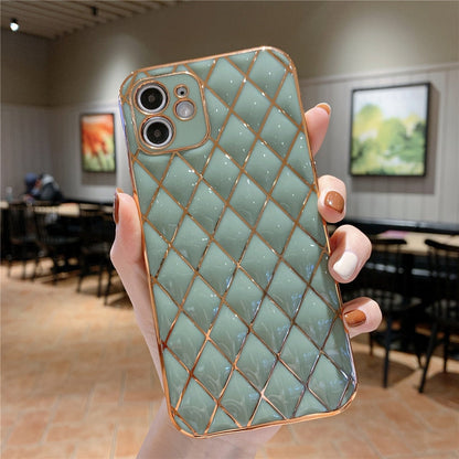 Anymob iPhone Green Electroplated Phone Case Soft Silicone Shockproof Back Cover-Mobile Phone Cases-PEROZ Accessories