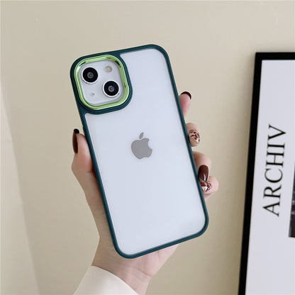 Anymob iPhone Case Purple Transparent Shockproof Soft Back Cover-Mobile Phone Cases-PEROZ Accessories