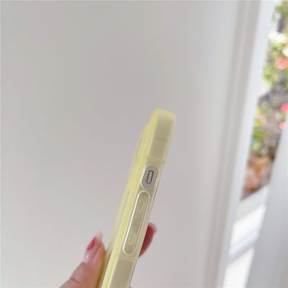 Anymob iPhone White Phone Case Candy Color Bumper Transparent Back Cover-Mobile Phone Cases-PEROZ Accessories