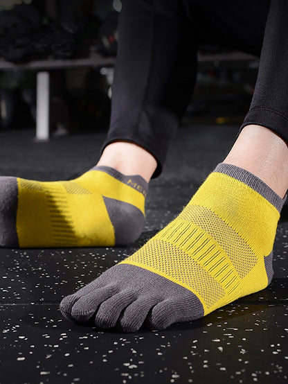 Anysox 5 Pairs One Size 36-42 Gray Men&