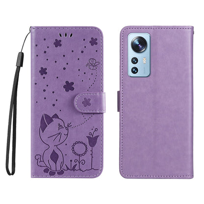 Anymob Xiaomi Redmi and Poco Case Green 3D Cat Embossed PU Leather Leather Phone Flip Cover-Mobile Phone Cases-PEROZ Accessories