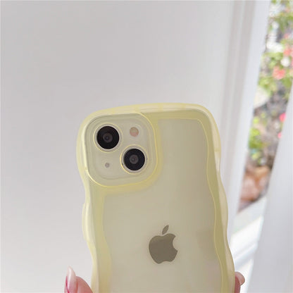 Anymob iPhone White Phone Case Candy Color Bumper Transparent Back Cover-Mobile Phone Cases-PEROZ Accessories