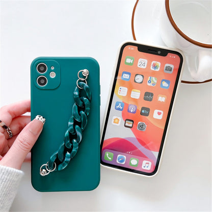 Anymob iPhone Case Multicolor Marble Chain Soft Silicone Bracelet Phone Cover-Mobile Phone Cases-PEROZ Accessories