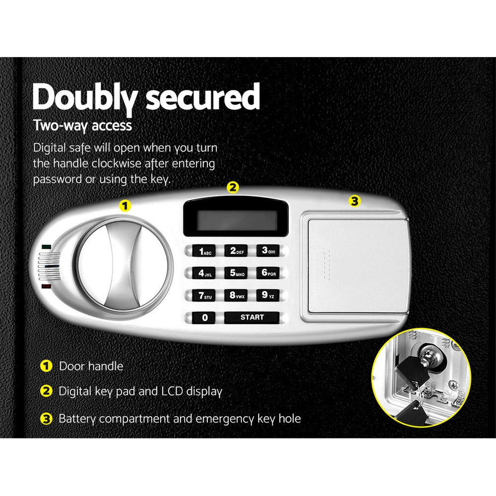 UL-TECH Electronic Safe Digital Security Box LCD Display 50cm-Home &amp; Garden &gt; Storage-PEROZ Accessories