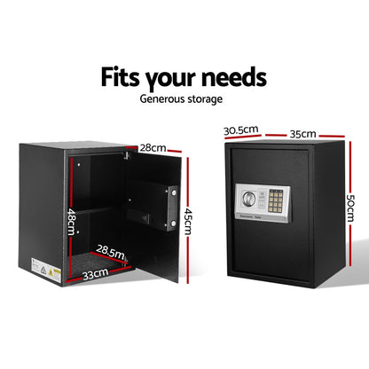 UL-TECH Electronic Safe Digital Security Box 50cm-Home &amp; Garden &gt; Storage-PEROZ Accessories