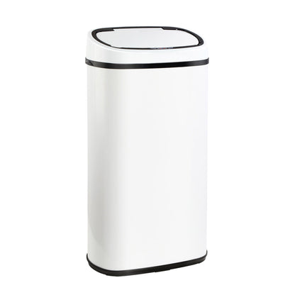 Devanti 58L Motion Sensor Bin Rubbish Automatic White-Home &amp; Garden &gt; Kitchen Bins-PEROZ Accessories