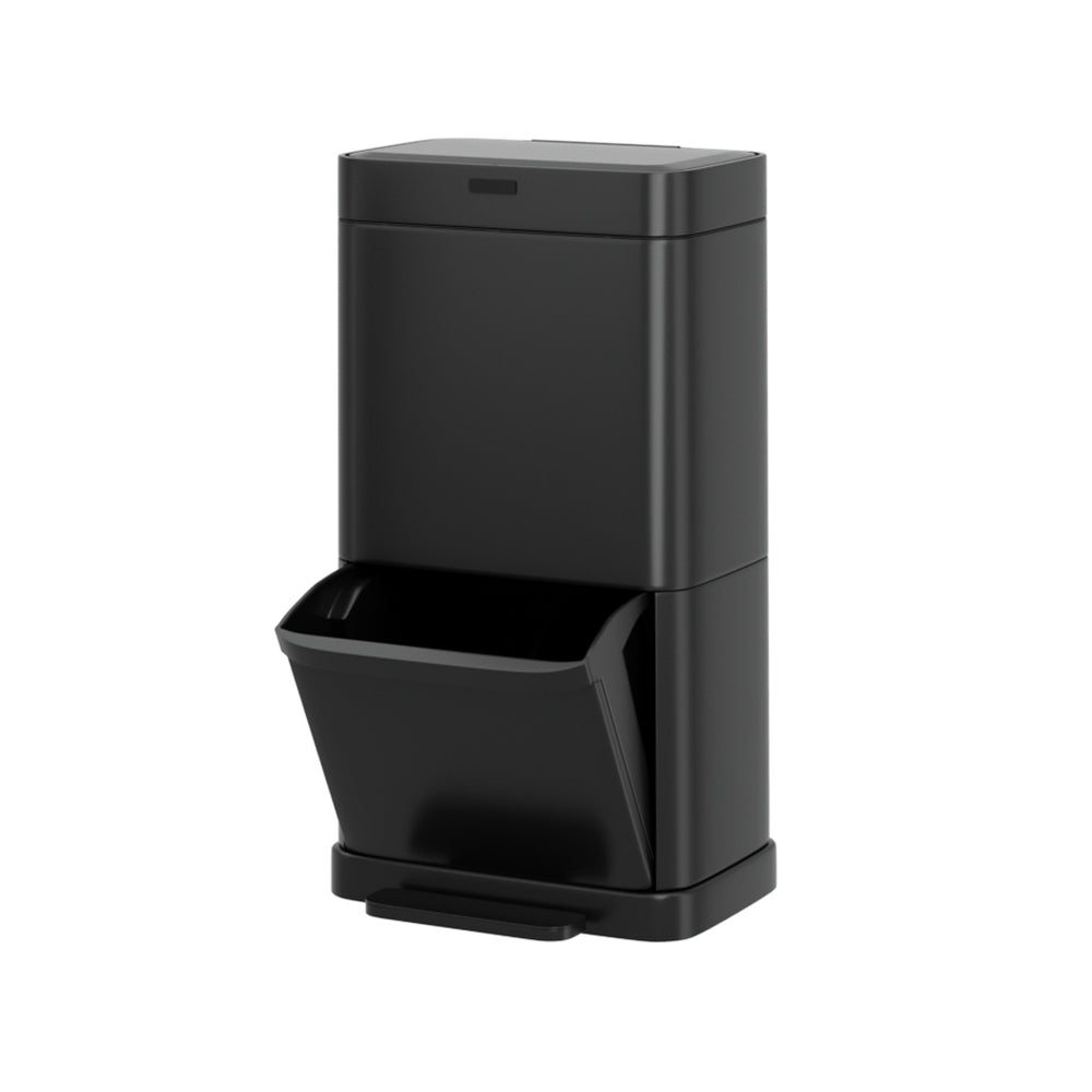 Devanti 70L Motion Sensor Bin Pedal Bins Automatic Black-Appliances &gt; Appliances Others-PEROZ Accessories
