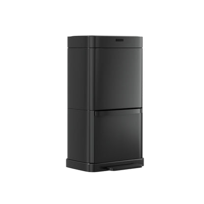 Devanti 70L Motion Sensor Bin Pedal Bins Automatic Black-Appliances &gt; Appliances Others-PEROZ Accessories