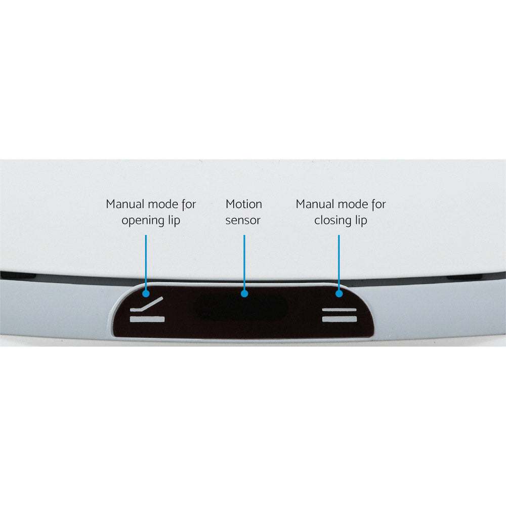 Devanti 9L Motion Sensor Bin Rubbish Automatic White-Home &amp; Garden &gt; Kitchen Bins-PEROZ Accessories