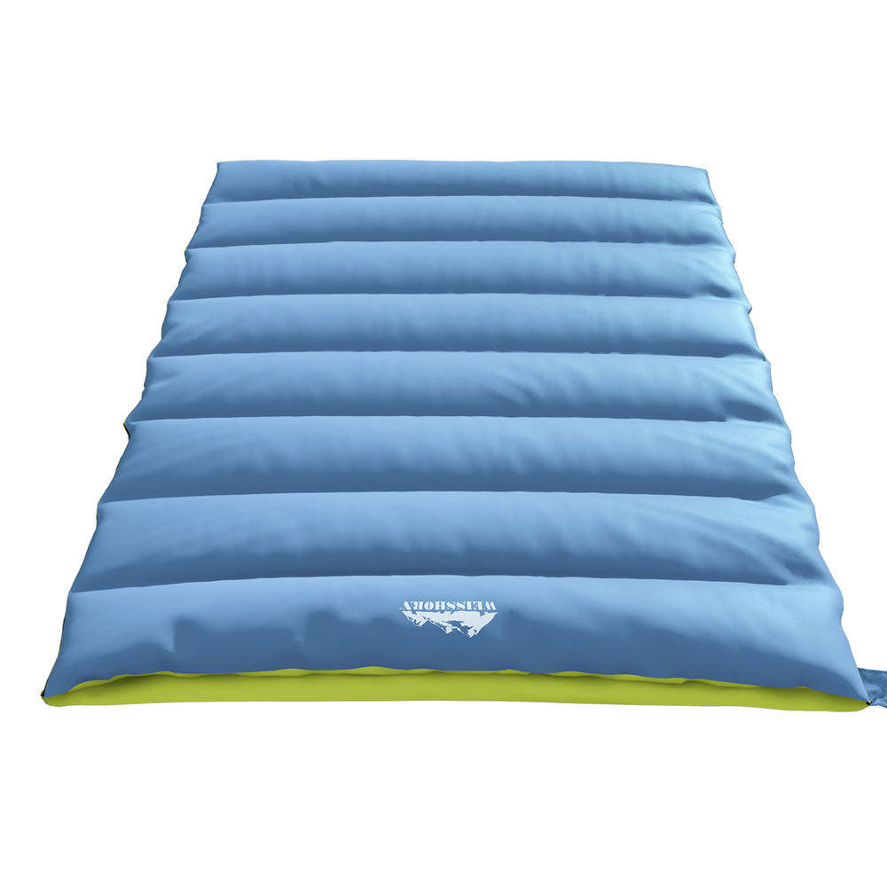 Weisshorn Sleeping Bag Double Bags Thermal Camping Hiking Tent Grey -5°C-Outdoor &gt; Camping-PEROZ Accessories