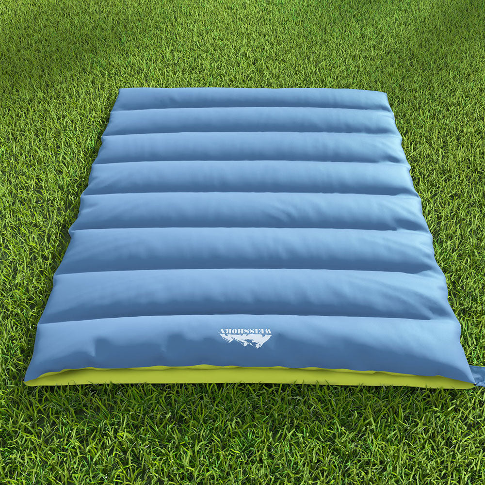 Weisshorn Sleeping Bag Double Bags Thermal Camping Hiking Tent Grey -5°C-Outdoor &gt; Camping-PEROZ Accessories